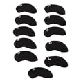 thumbnail image 4 of Number  Iron Headcover, Soft 11Pcs/Set Neoprene Iron Club Head Cover  For  Training Black, 4 of 8