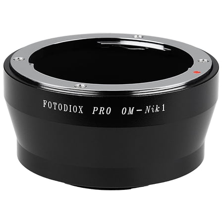 Fotodiox Lens Mount Adapter for Olympus Zuiko (OM) 35mm SLR Lens to Nikon 1-Series Mirrorless Camera Body