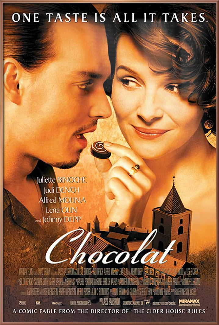 98x68cm #837 Johnny Depp Poster Film-Kino-Plakat Chocolat