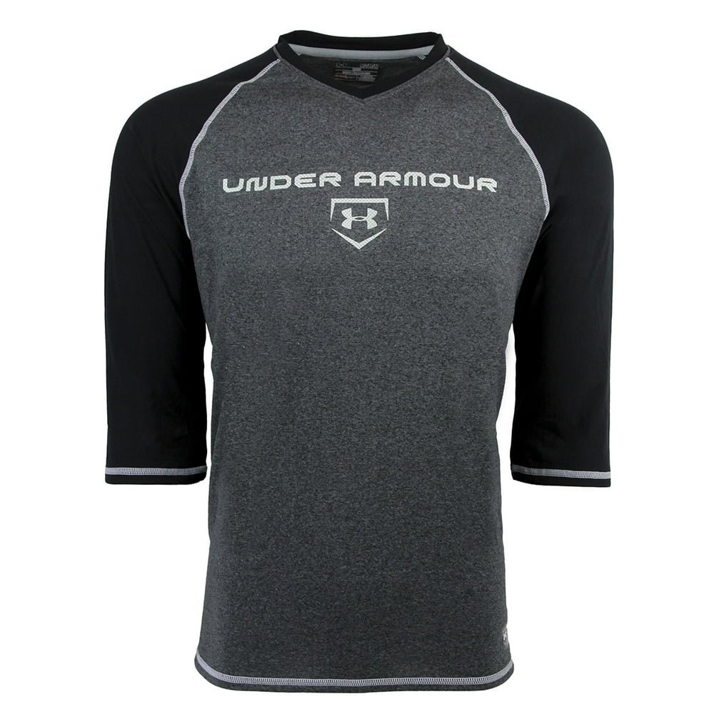 under armour 3 4 sleeve mens