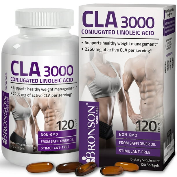 CLA 3000 Conjugated Linoleic Acid for Weight Management, 120 Softgels