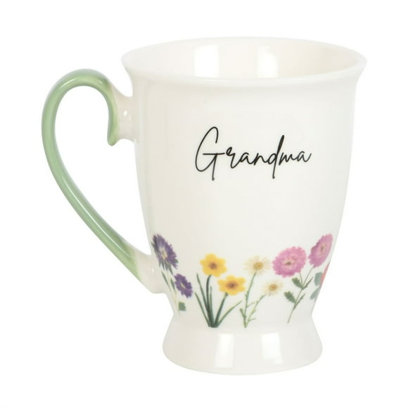 Something Different Grandma Wild Flowers Pedestal Mug