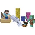 thumbnail image 1 of Paquete de aventuras Toy Minecraft Treasure Hunt con figuras y accesorios MATTEL, 1 of 1