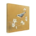 thumbnail image 4 of Trademark Fine Art 'Nuthatch on Gold' Canvas Art by Danhui Nai, 4 of 4