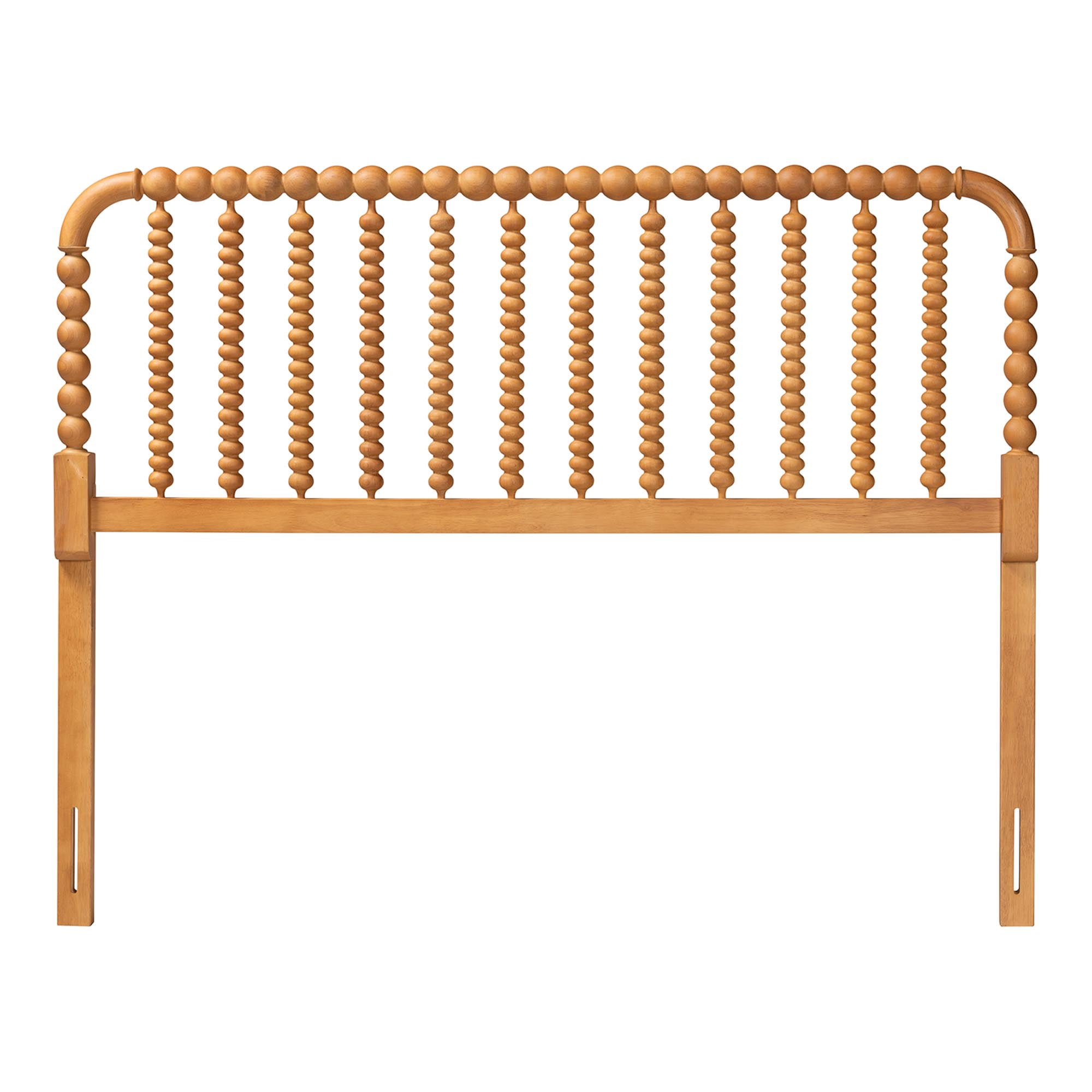 Baxton Studio Finley Traditional Headboard, King, Oak Brown