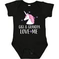 thumbnail image 3 of Inktastic Gigi and Grandpa Love Me Unicorn Grandchild Girls Baby Bodysuit, 3 of 5