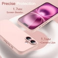 thumbnail image 6 of JETech Magnetic Silicone Case for iPhone 16 6.1-Inch, Compatible with MagSafe,&nbsp;Silky Soft Touch, Shock Absorbing Phone Cover with&nbsp;Camera Lens Full Protection (Pink), 6 of 7
