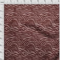 thumbnail image 3 of oneOone Viscose Chiffon Maroon Fabric Skins Animal Sewing Fabric By The Yard Printed Diy Clothing Sewing Supplies 42 Inch Wide, 3 of 4