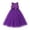 2546Purple5252, variant on Rggeeun Toddler Elegant Long Sleeveless Dress For Girls Lace Formal Gown With Puffy Skirt Parties Leisure Casual O-Neck Sundress