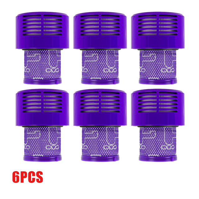 6 Pzas Reemplazo de Filtro para Dy*son V10 SV12 Repuestos de Aspiradora Lavables Accesorios de Filtro HEPA Limpieza Del Hogar Consumibles
