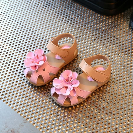 

Njoeus Baby Girls Boys Children s Beach Shoes Soft Sole Toe Crash Sandals Roman Sandals Clearance