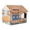 thumbnail image 1 of Casa para gatos de cartón con almohadil para rascar Lounge Pyhouse Casa plegable para gatos y rascador para gatos Juguete - marrón Sunnimix tabla de rascar gato, 1 of 8