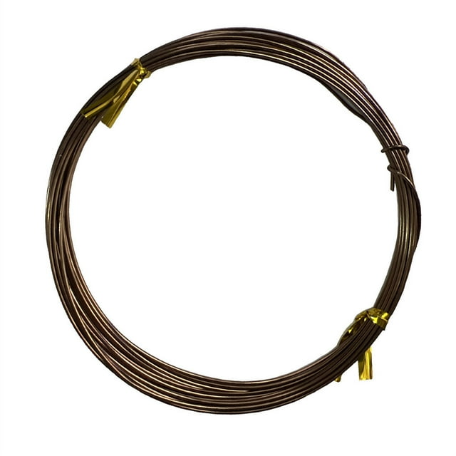 serony Craft Wires DIY Handicrafts Braided Thread Good Flexibility Durable Shiny Jewelry Lines Exquisite Design for Sculpturing Coffee