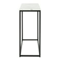 thumbnail image 4 of SAFAVIEH Baize Modern Contemporary Console Table, White/Grey, 4 of 11