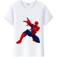 thumbnail image 3 of Camisetas Kawaii de estilo Harajuku para niños, camisetas de algodón con estampado de dibujos animados de Marvel, Spider-Man, amigos, camisetas blancas grunge para niñas, 3 of 5