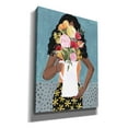thumbnail image 2 of Epic Graffiti 'Flower Vase Girl I' by Grace Popp, Canvas Wall Glass, 40"x54", 2 of 2