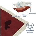 thumbnail image 3 of Large Waterproof Bed Blanket for People & Pet, Reversible Sherpa Fleece Protector Couch Cover for Pets, Liquid Proof Furniture Protector for Medium Large Dogs, 3 of 11