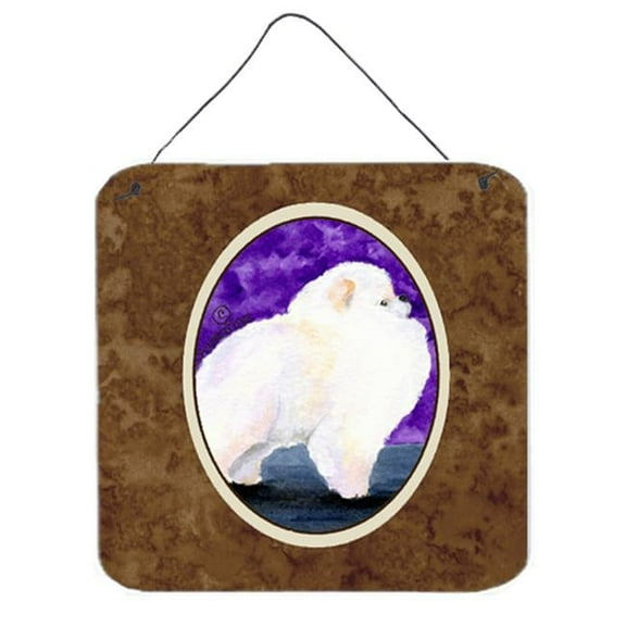 Pomeranian Aluminium Metal Wall Or Door Hanging Prints