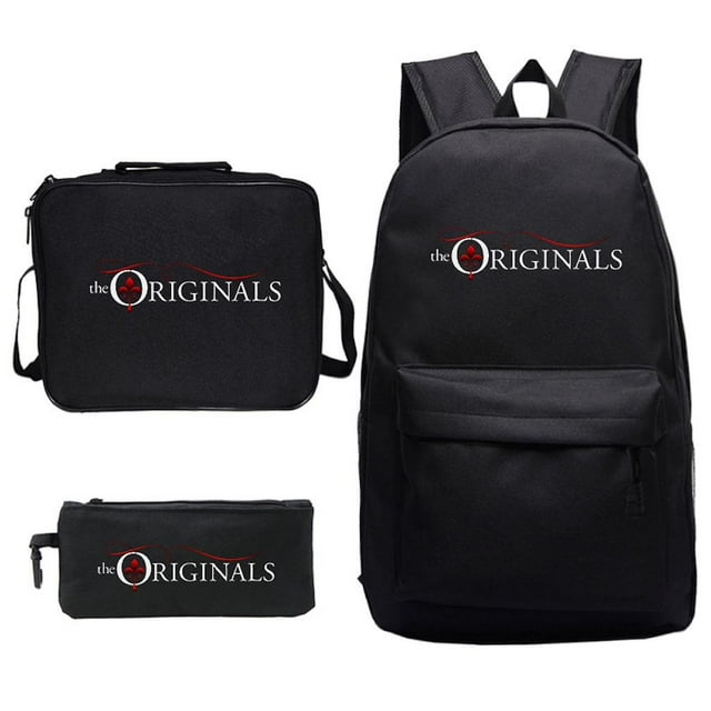 Set de mochila Originals Satchel con estampado de anime, mochila escolar