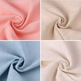 thumbnail image 3 of Needlework Fabric, 4Pcs 4 Colors Natural Linen Fabric Solid Colored Embroidery Fabric Cross Stitch Aida Cloth for Making Garment Craft, Needle Embroidery, 20 Inch Linen Fabric DIY Decoration C, 3 of 6