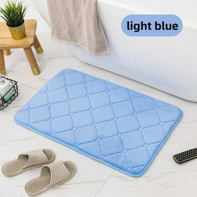 Memory Foam Bath Mat Super Water Absorption Machine Washable Bathroom Rug,Soft,Absorbent Quick Dry Bathmat Floor Rugs