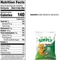 thumbnail image 5 of Tostitos Simply Tortilla Chips Sea Salt Made With Avocado Oil 7.5 oz - Pack of 1 & Lotus Biscoff Cookie - 0.2 Oz - 1 ct, 5 of 5