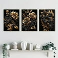 thumbnail image 2 of Hieng Modern Abstract Hieng Nordic Flower Hiengwork For Walls Living Room Home Decor Black Gold Canvas Painting Wall Hieng Decor, 2 of 6