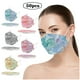 thumbnail image 1 of Mascarilla facial 50 paquetes - Mascarilla de seguridad KN94 Mascarilla desechable multicolor envuelta individualmente, eficiencia de filtro ≥95% con trabillas elásticas para las orejas para hombres y, 1 of 5