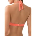 thumbnail image 2 of Women's Smart and Sexy SA1005 Swim Secret The Hottie Halter Bikini Swim Top (Peach Luster 36B), 2 of 5