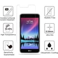 thumbnail image 1 of [2 Packs] PST Premium Tempered Glass Screen Protector for LG K4 2017, Bubble Free & Case Friendly, 1 of 2