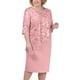 thumbnail image 1 of Gibobby Vestidos de sueter para mujer Vestido midi corto de lentejuelas de talla grande para mujer Vestido de fiesta de noche de cóctel para mujer(Rosa,G), 1 of 5