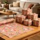 thumbnail image 5 of Festival Kraft Paper Floral Party Gift Wrapping Paper Watercolor Series Paper Rolls Thick Gift, 5 of 7
