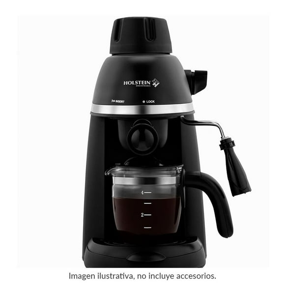 Máquina de Espresso Holstein Housewares 4 Tazas Negra