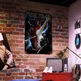 thumbnail image 3 of Placa Metal Vintage Guitarra Pintura Hierro Rectangular Arte Pared Bar 20x30cm, 3 of 9