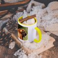 thumbnail image 5 of 3dRose, Leonberger Portrait, 11oz Two-Tone Yellow Mug, 5 of 7
