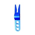 thumbnail image 2 of SPRING PARK Aluminum Alloy Putting Fork Golf Divot Marker Tools Golf Green Divot Fork Curved Spit Golf Green Accessories, 2 of 7