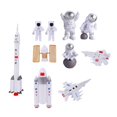 thumbnail image 4 of 10pcs Birthday Cake Decor Astronaut Plane Cake Topper Birthday Cake Ornament, 4 of 6
