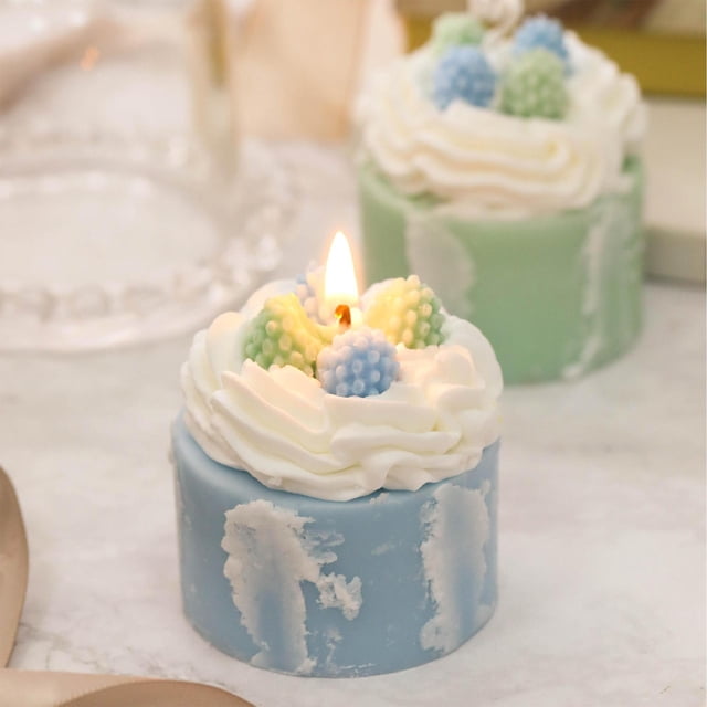 Small Cake Cute Scented Candle Heart-Warming Birthday Graduation Gift Holiday Souvenir Friend Gift