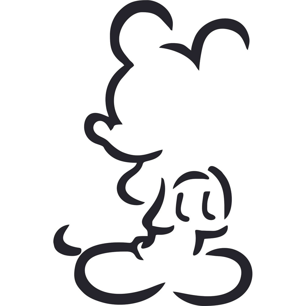 Mickey Mouse Walt Disney Cartoon Character Art Vinyl Decors Sticker
