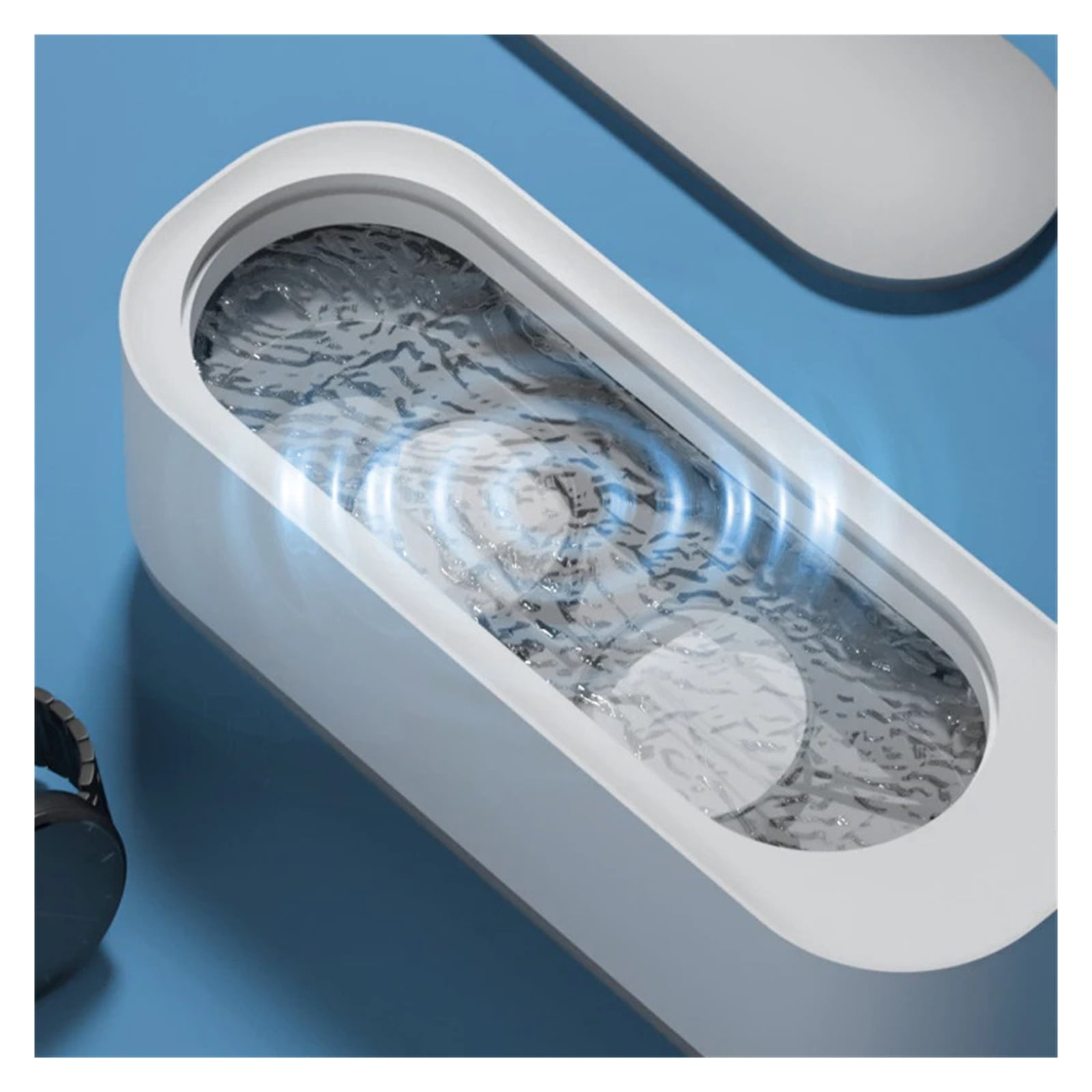 Portable Ultra Cleaner 45000Hz High Frequency Vibration Jewelry Glasses Ring Watch Cleaner ,Convenient to Use