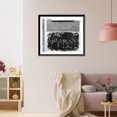 thumbnail image 3 of Historic Framed Print, The Jews' Walk, City of Odessa, Russia [Jews promenading along wooded lane], 17-7/8" x 21-7/8", 3 of 9