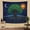 C, variant on XaaKee Tapestry Wall Hanging, Universal Foliage Divinity Esoteric Nature Print Design Large Wall Tapestry, High-Quality Polyester Fantasy Landscape Pattern Bedroom Tapestry, 60x40Inch