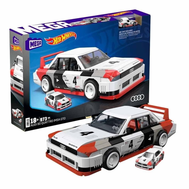 Juguete de Construcción MEGA Hot Wheels Audi 90 Quattro IMSA GTO