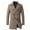 Khaki, variant on Herrnalise Men's Autumn And Winter Business Woolen Coat Fashion Double Breasted Lapel Mid Length Coat Coat Gray