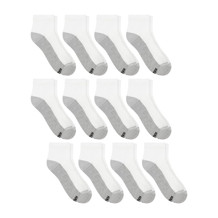 Hanes Men's Ankle Socks 12-Pack X-Temp Cushioned photo 3