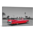 thumbnail image 1 of ARTCANVAS Red Vintage American Car Canvas Art Print - Size: 18" x 12" (1.50" Deep), 1 of 9