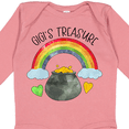 thumbnail image 4 of Inktastic Gigi's Treasure St. Patrick's Day Rainbow and Gold Boys or Girls Long Sleeve Baby Bodysuit, 4 of 5