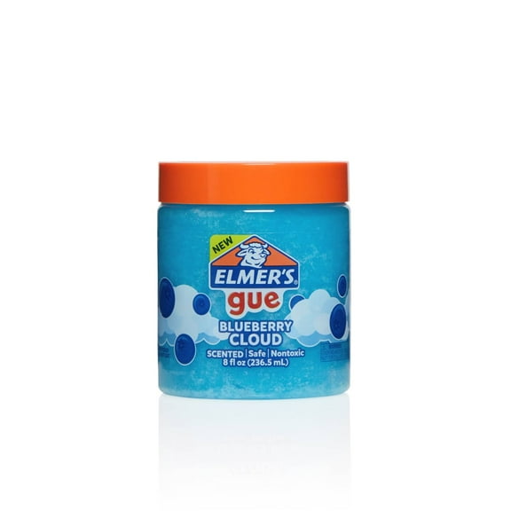 Elmer's Gue Pre Made Slime, Blueberry Cloud Slime, Scented, 1 Count