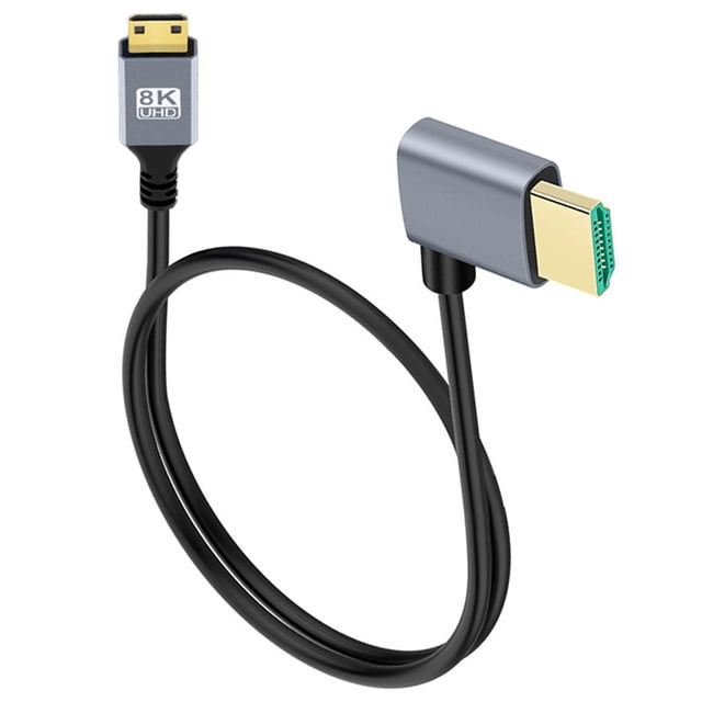 Cable convertidor Mini HDMI Compatible con HDMI, portátil, 0,5/1/2M