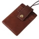thumbnail image 3 of ID de Bloqueo RFID Hardware de Billetera de Piel de Vaca Insignia de Costura Tarjetero Correas Extraíbles café, 3 of 8